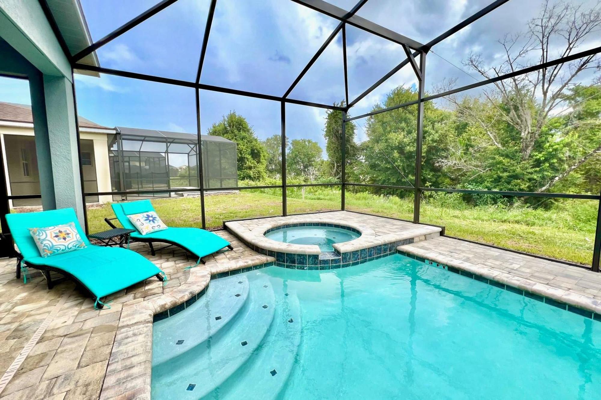 Stunning Rare Lake Front 7Br Holiday Home - Sleeps 14 - Pool, Hot Tub, & Games! Orlando Exterior foto